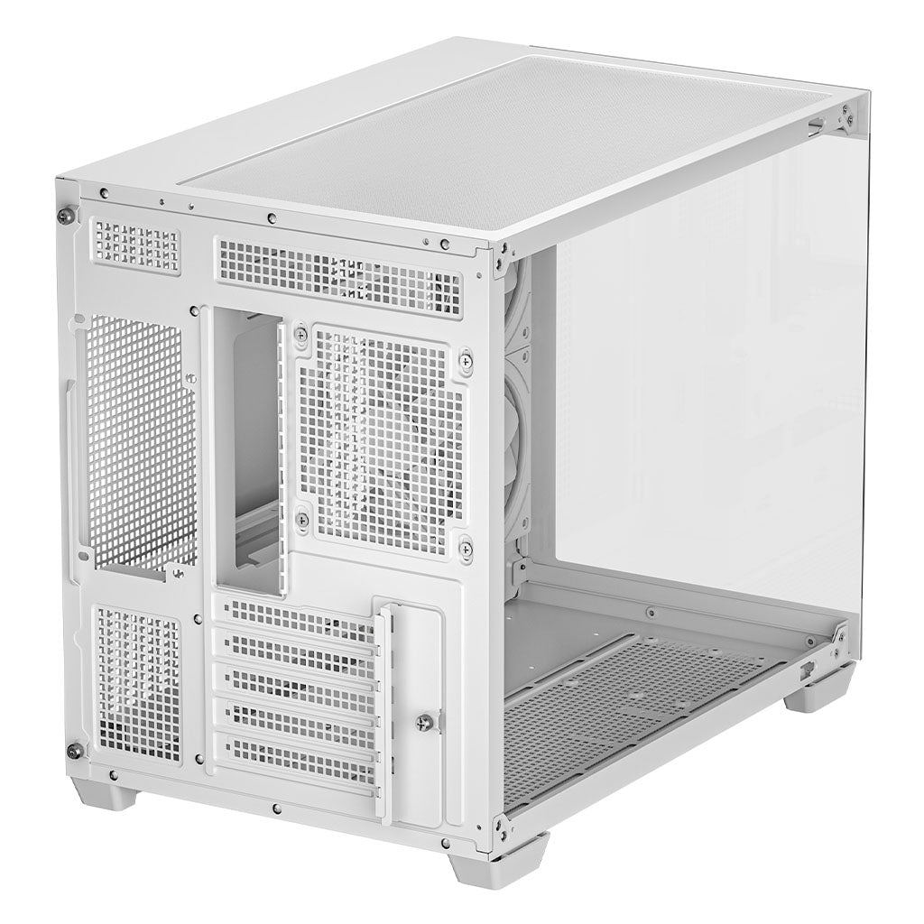 DeepCool CG330 3F WH Micro-ATX Compact PC Case - White(R-CG330-WHNGM3-G) - 4