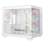 DeepCool CG330 3F WH Micro-ATX Compact PC Case - White(R-CG330-WHNGM3-G) - 7