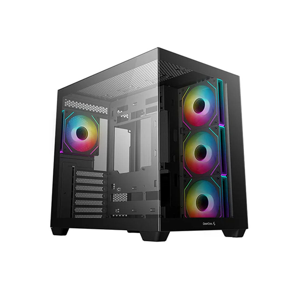 Deepcool CG530 4F Tempered Glass ARGB Case - Black(R-CG530-BKADA4-G-1) - 1