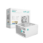 DeepCool Gamer Storm PQ750G 750W 80+ Gold PCIe 5.1 ATX 3.1 Fully Modular Power Supply - White(R-PQ750G-FD1W-JGAU-V1) - 1