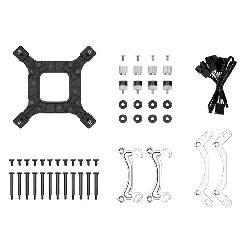 Deepcool LE720 360mm RGB AIO Liquid CPU Cooler - Black(R-LE720-BKAMMN-G-1) - 6