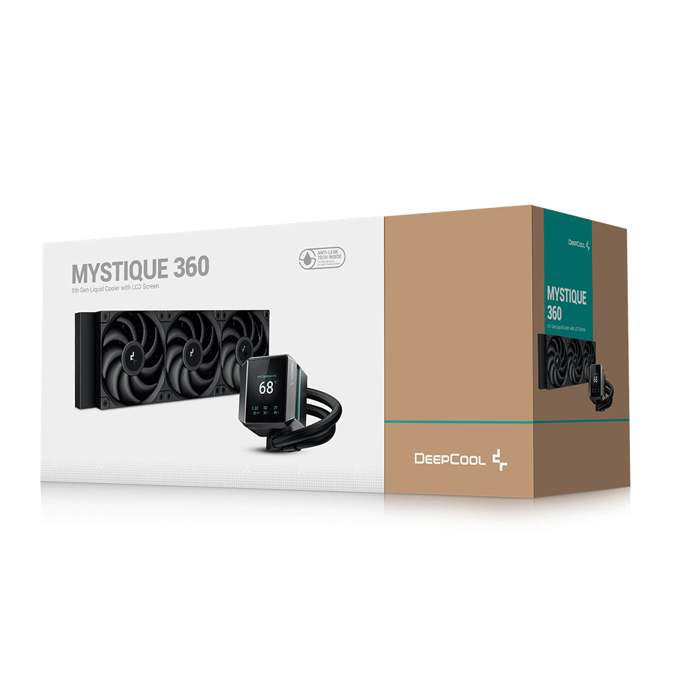DeepCool MYSTIQUE 360 Liquid CPU Cooler(R-LX750-BKDSNMP-G-1) - 6