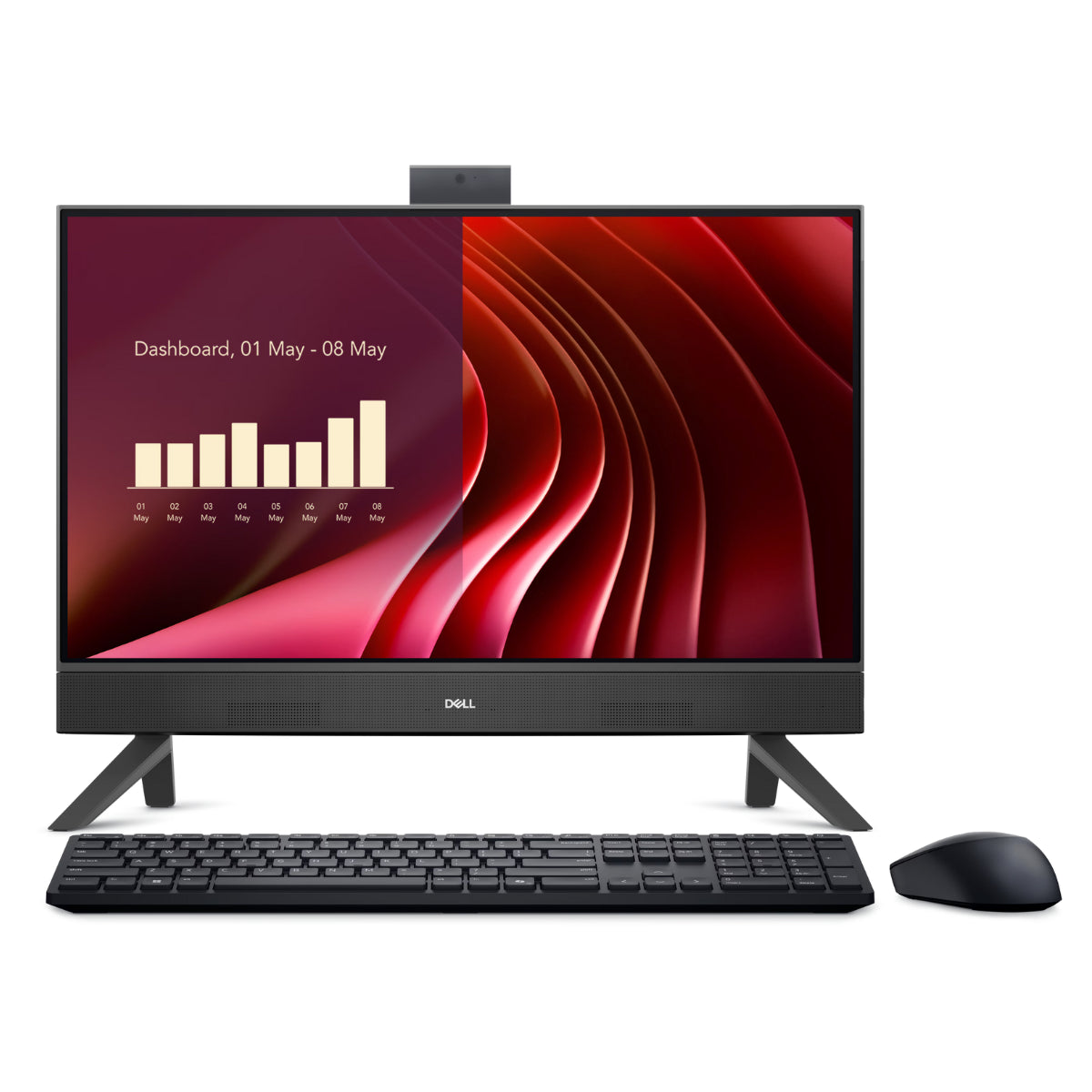 Dell 24 AIO 23.8" FHD All-in-One Desktop PC Core 7-150U 16GB 1TB W11P 1YOS(OEC2425000301MAU1Y) - 1