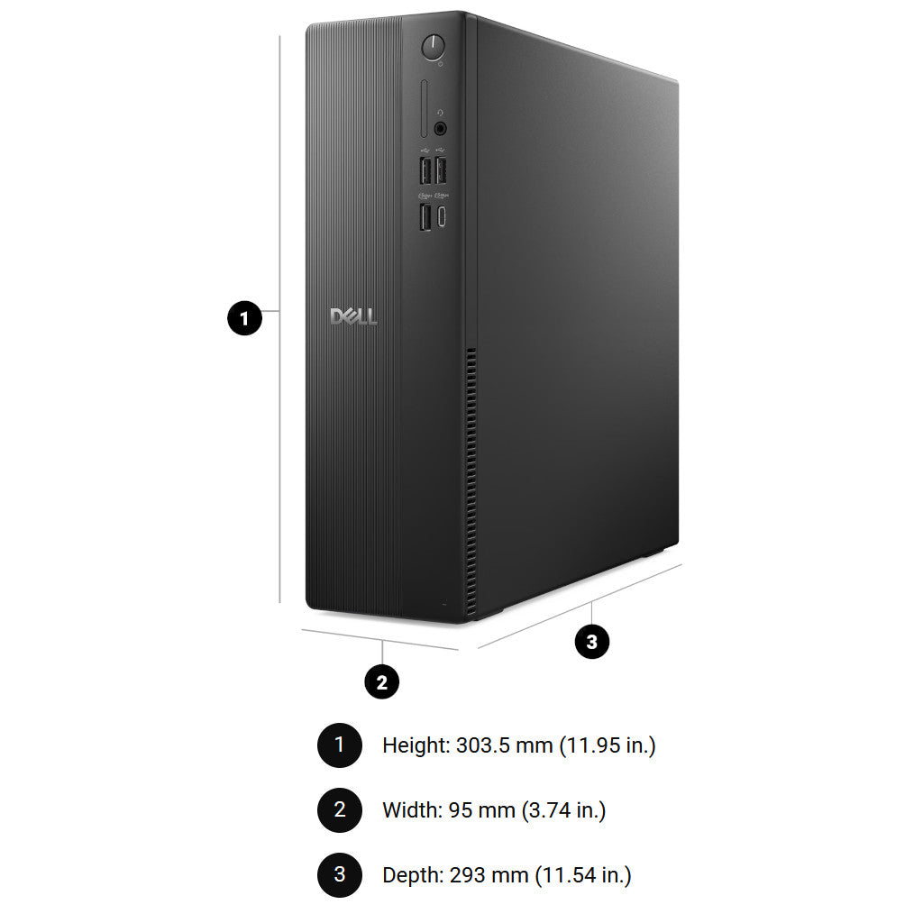 Dell Pro Slim SFF Desktop PC - Intel Core i5-1440, 16GB RAM, 512GB SSD, WiFi+BT, Windows 11 Pro - 1 YR ONSITE WARRANTY(BTOR004_QVS1260_AU) - 4