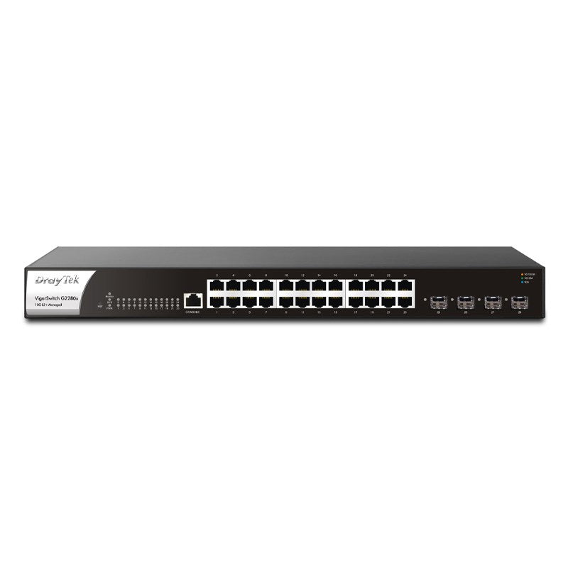 DrayTek VigorSwitch G2280x 28-Port Layer 2+ Managed 10Gb Switch(DSG2280x) - 1
