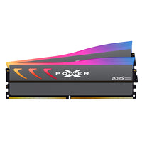 Silicon Power XPOWER Storm RGB 32GB (2x 16GB) DDR5 6000MHz CL36 Memory - Gray(SP032GXLWU60FFDK) - 1