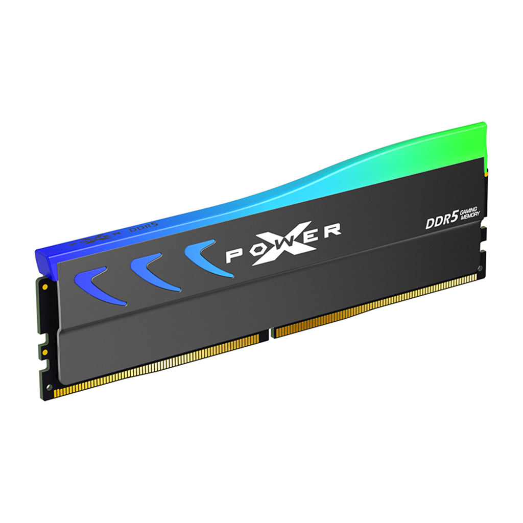 Silicon Power XPOWER Storm RGB 32GB (2x 16GB) DDR5 6000MHz CL36 Memory - Gray(SP032GXLWU60FFDK) - 2