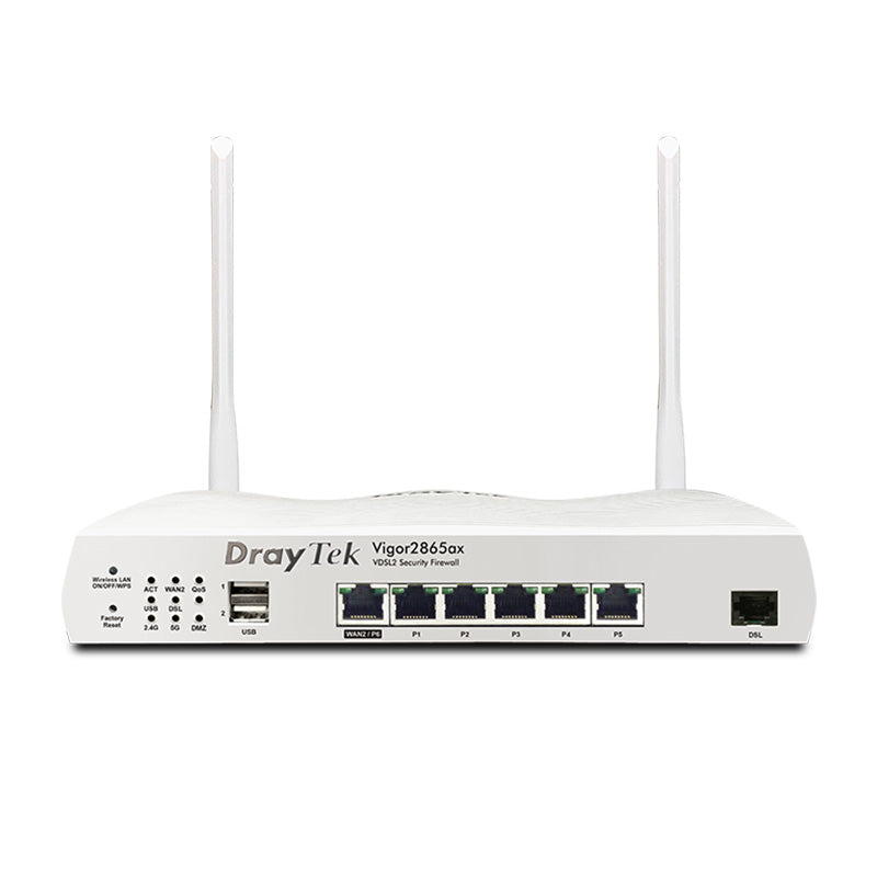 DrayTek DV2865ax Vigor2865ax VDSL2 35b Multi-WAN WiFi 6 Modem Router(DV2865ax) - 2