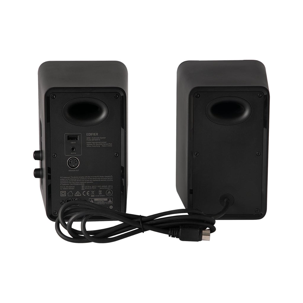 Edifier QR30 2.0 Desktop Active Bluetooth Speaker - Black(QR30-BLACK) - 4