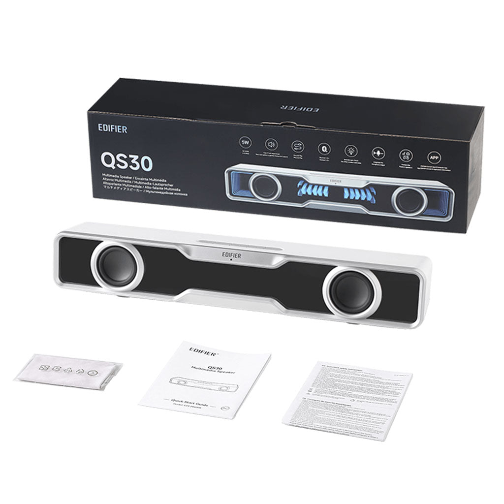 Edifier QS30 PC Speaker - White(QS30-WHITE) - 6
