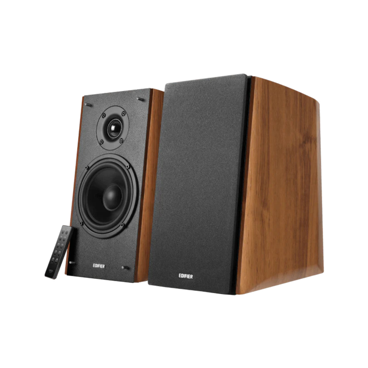 Edifier R2000DB Bookshelf Bluetooth Speaker - Warm Oak(R2000DB-WARMOAK) - 1