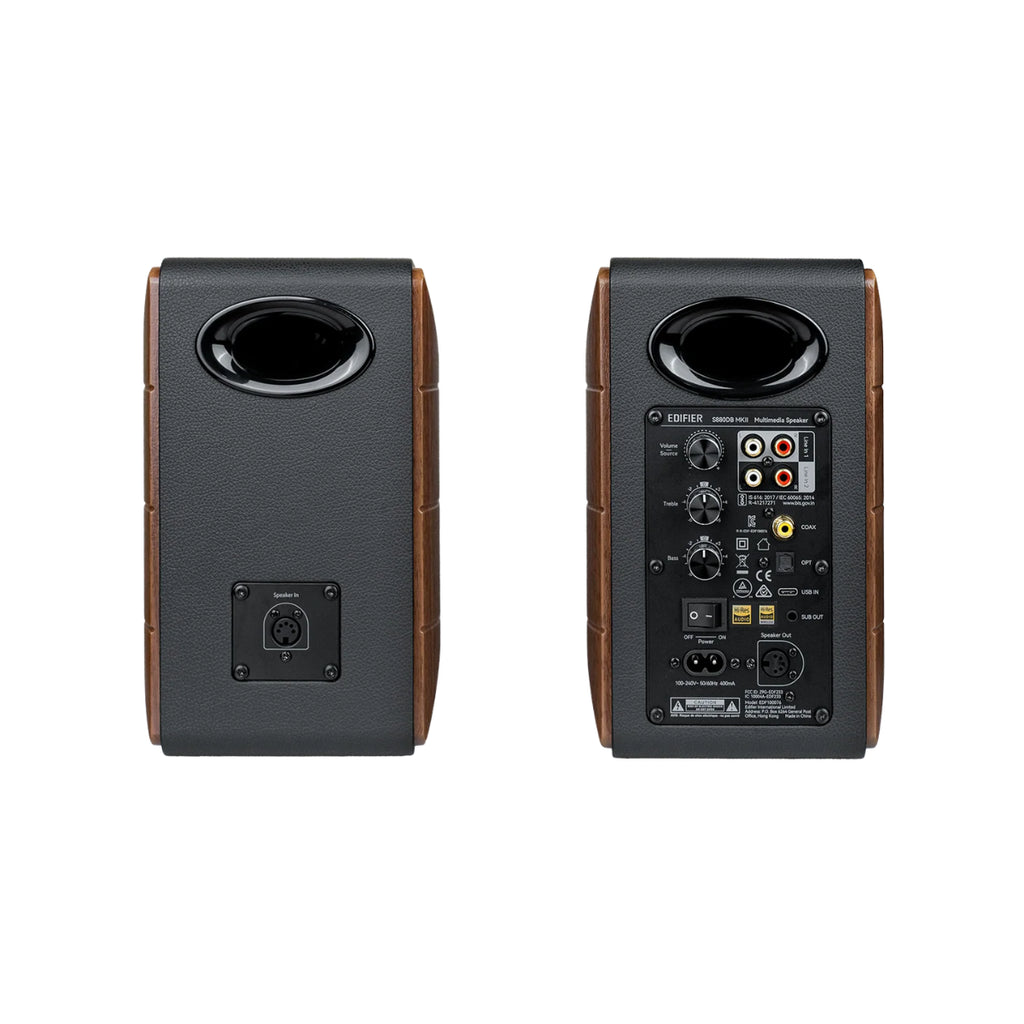 Edifier S880DB MKII Hi-Fi Bluetooth Speaker - Walnut(S880DB-MKII-WALNUT) - 3