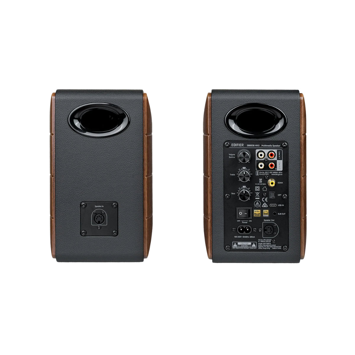Edifier S880DB MKII Hi-Fi Bluetooth Speaker - Walnut(S880DB-MKII-WALNUT) - 3