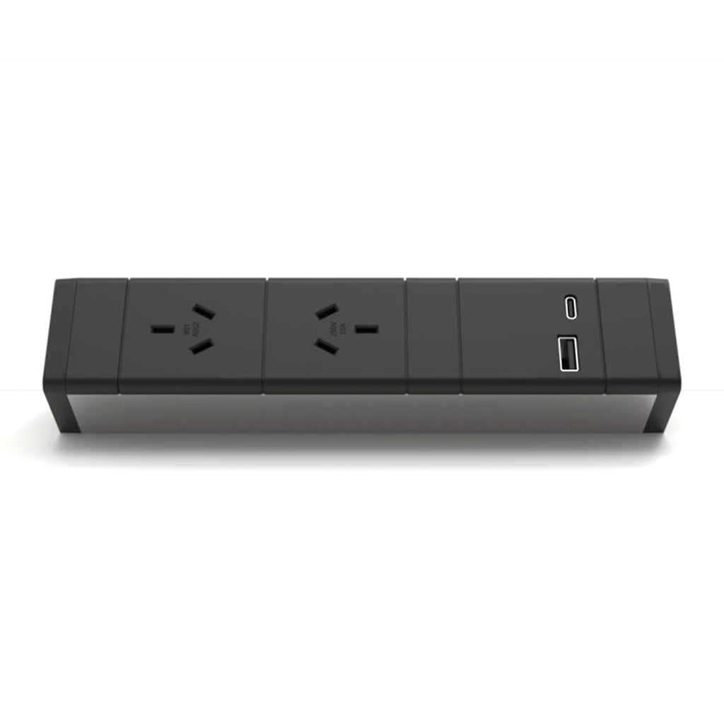 Elevate Ergonomics Above Desk Desktop Charging Station(ADP2GPO2USB) - 2