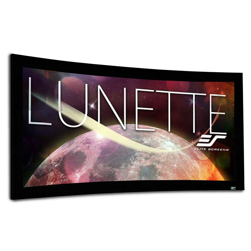 Elite Screens Lunette235 Acoustic4K 96" 2.35:1 Curved Fixed Projection Screen(Curve235-96A4K) - 1