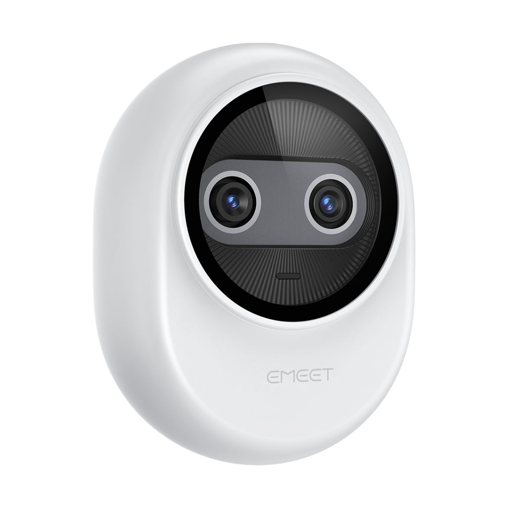 EMEET Piko Dual-Camera AI-Powered 4K Webcam - White(PIKO-WHT) - 4