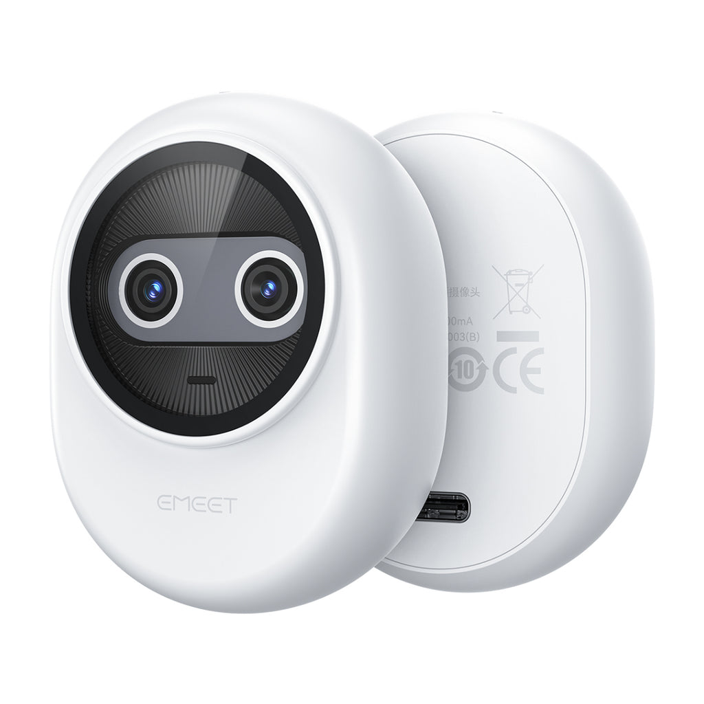 EMEET Piko Dual-Camera AI-Powered 4K Webcam - White(PIKO-WHT) - 3