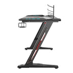 Eureka Ergonomic Z1-S 44.5" LED Gaming Desk - Black(ERK-EDK-Z1S) - 3