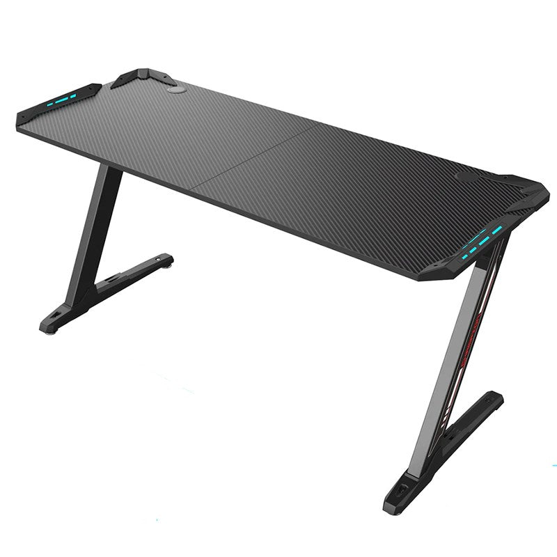 Eureka Ergonomic Z60 60" RGB Gaming Desk - Black(ERK-Z60-B) - 1