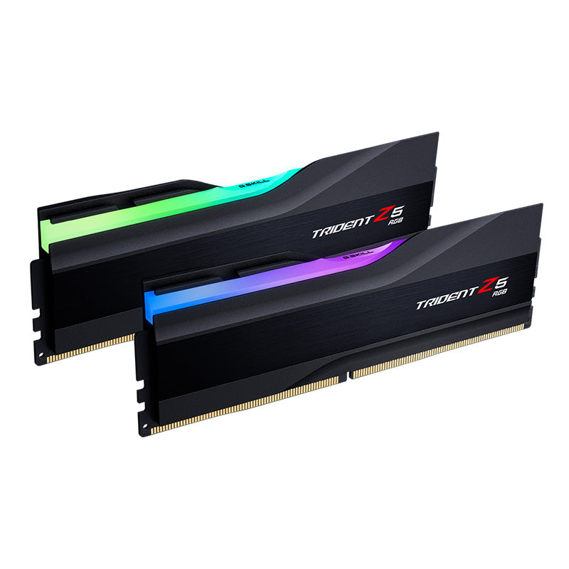 G.Skill Trident Z5 RGB 64GB (2x 32GB) DDR5 6400MHz CL32 Desktop Memory - Black(F5-6400J3239G32GX2-TZ5RK) - 2