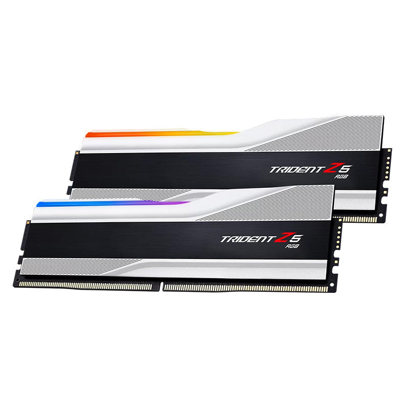 G.Skill Trident Z5 RGB 64GB (2x 32GB) DDR5 6400MHz CL32 Desktop Memory - Silver(F5-6400J3239G32GX2-TZ5RS) - 4