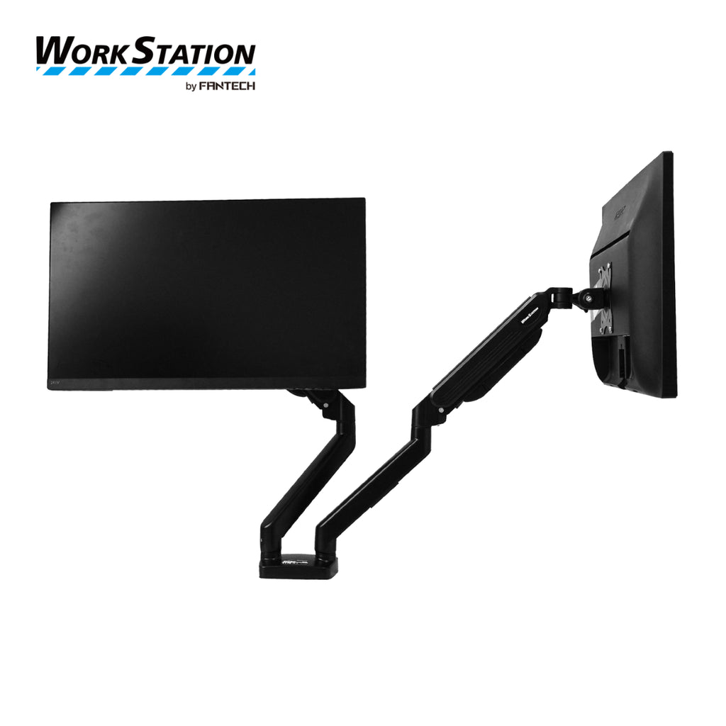 Fantech MBD01 Dual-Arm Monitor Bracket 90 degree tilt 13" - 32"(ACCFTMBD1BK) - 2