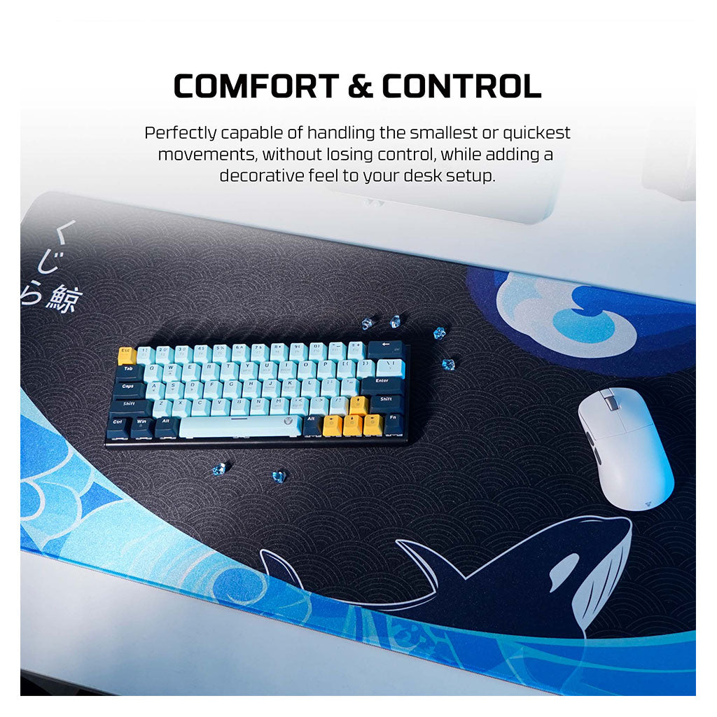 Fantech MP905 Kujira Extended Gaming Mouse Pad - Black(MPFTMP905KJBK) - 4