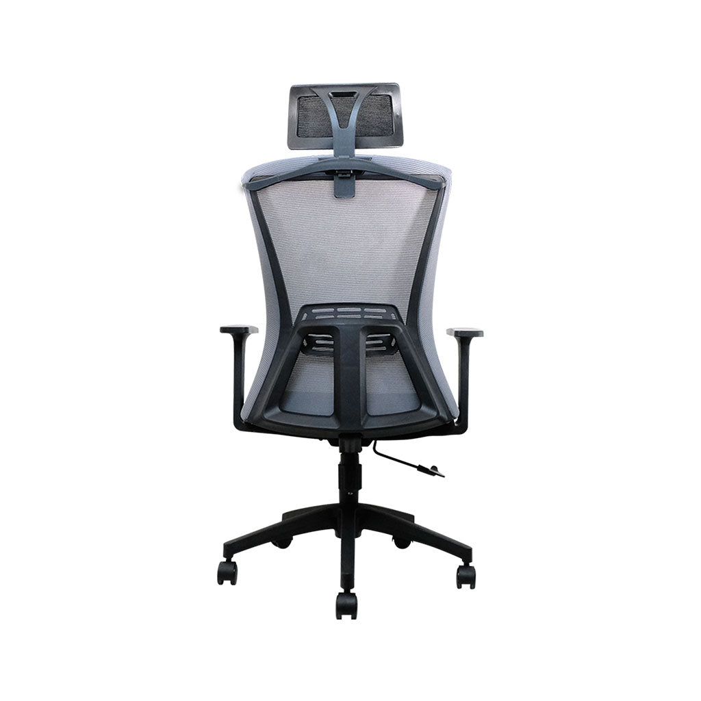 Fantech Office Chair Ergonomic Breathable Mesh with Adjustable 3D Soft Armrest - Grey(CRFTOCA258SV2GY) - 3