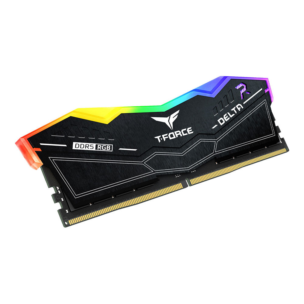 Team T-Force Delta RGB Series 48GB (2x 24GB) DDR5 8000MHz Desktop Memory - Black(FF3D548G8000HC38EDC01) - 3