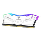 Team T-Force Delta RGB Series 32GB (2x 16GB) DDR5 7200MHz Desktop Memory - White(FF4D532G7200HC34ADC01) - 2
