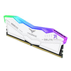 Team T-Force Delta RGB Series 32GB (2x 16GB) DDR5 7200MHz Desktop Memory - White(FF4D532G7200HC34ADC01) - 4
