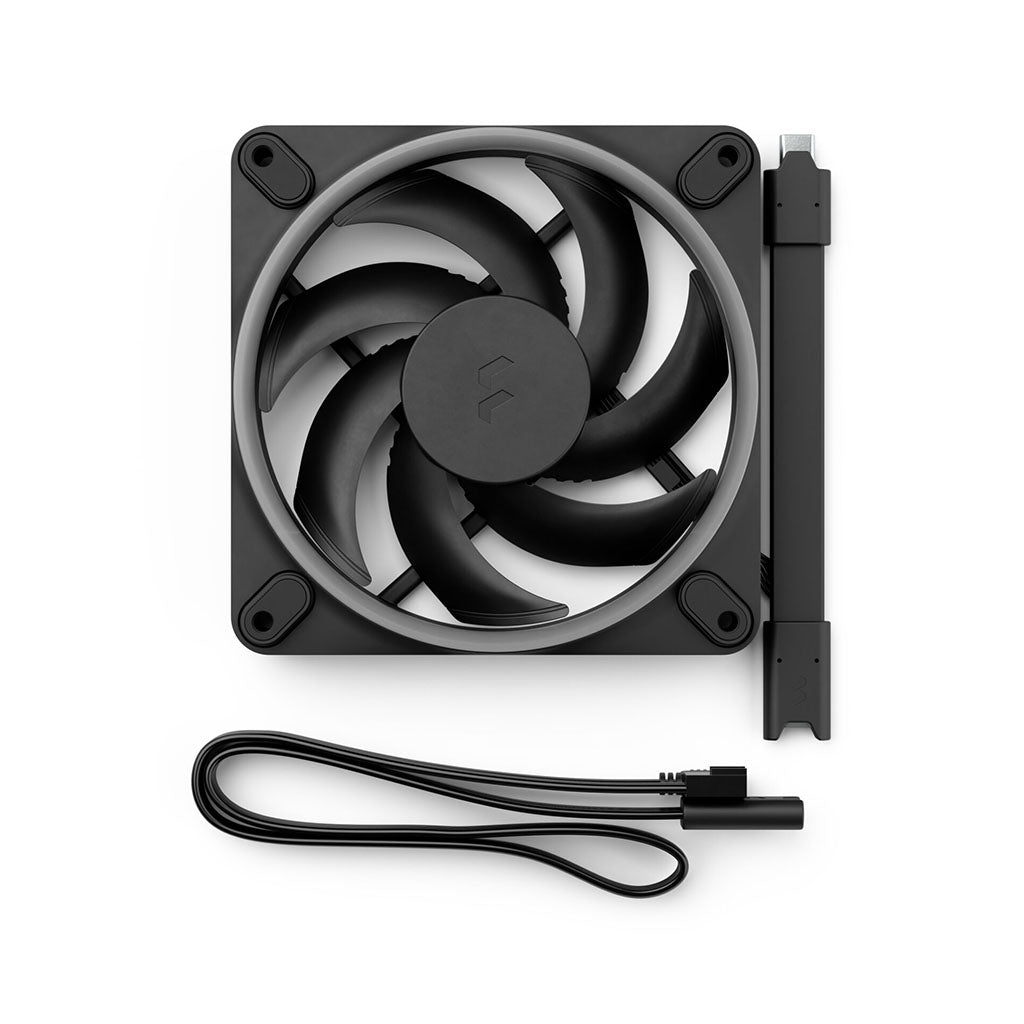 Fractal Design Momentum 12 RGB 120mm PWM Fan - 3-Pack - Black(FD-F-MR1-1203) - 7