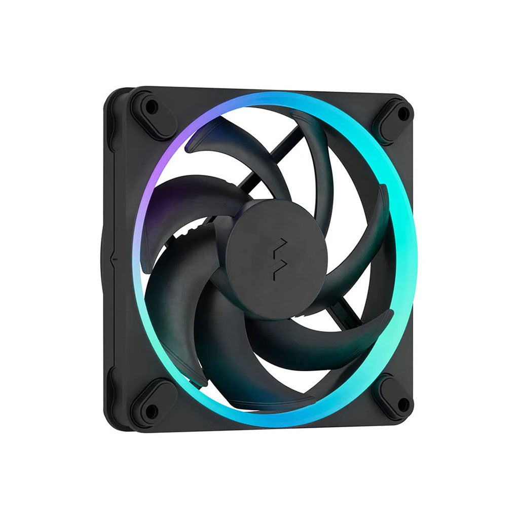 Fractal Design Momentum 12 RGB 120mm PWM Fan - 3-Pack - Black(FD-F-MR1-1203) - 2
