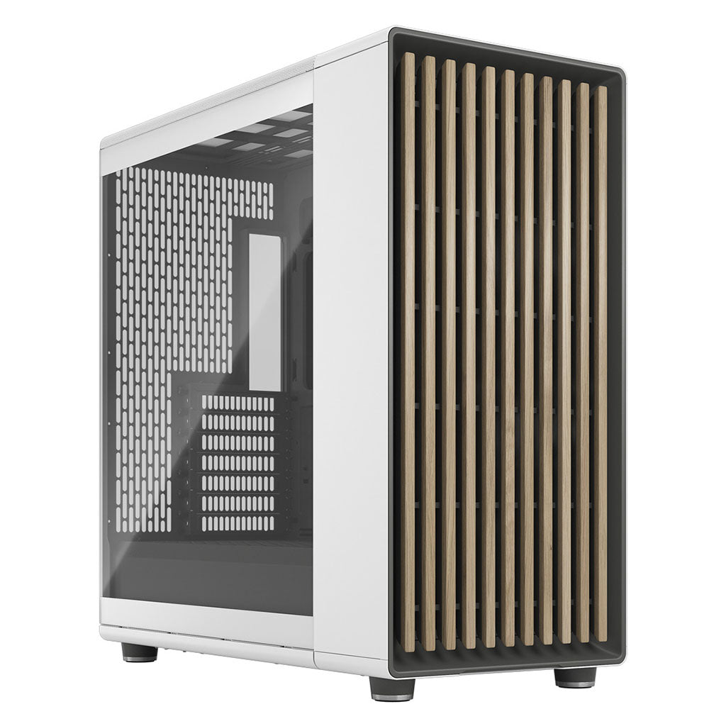 Fractal Design North XL E-ATX Case - Chalk White Tempered Glass(FD-C-NOR1X-04) - 1