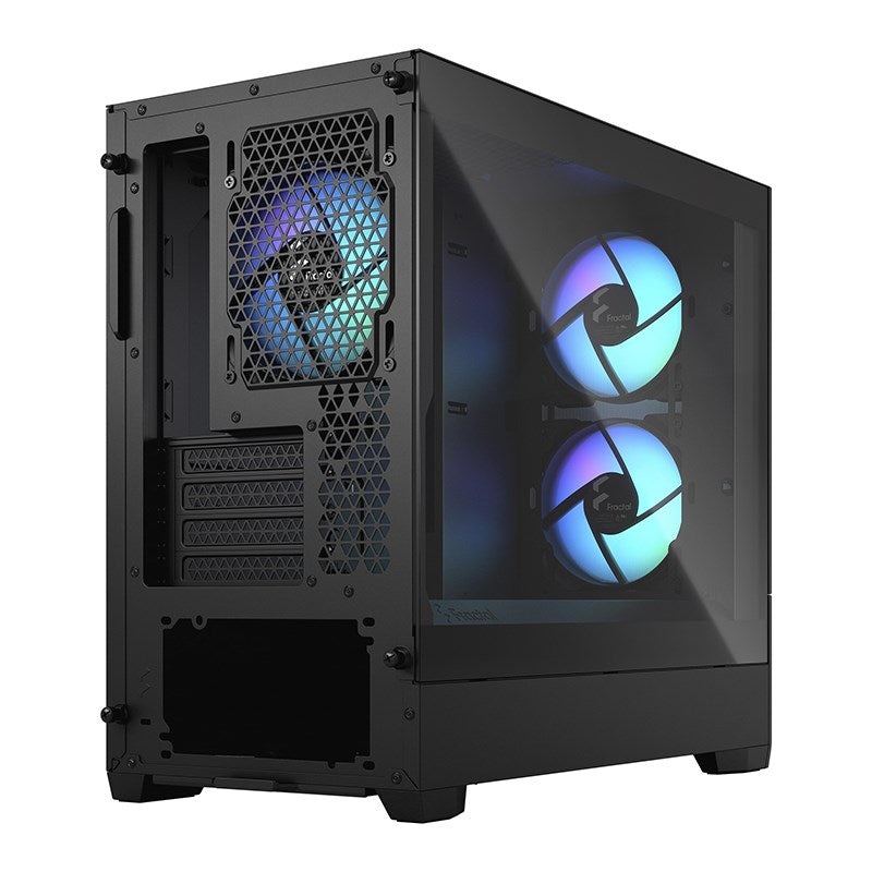 Fractal Design Pop Mini Air RGB TG Clear Tint Micro-ATX Case - Black(FD-C-POR1M-06) - 3