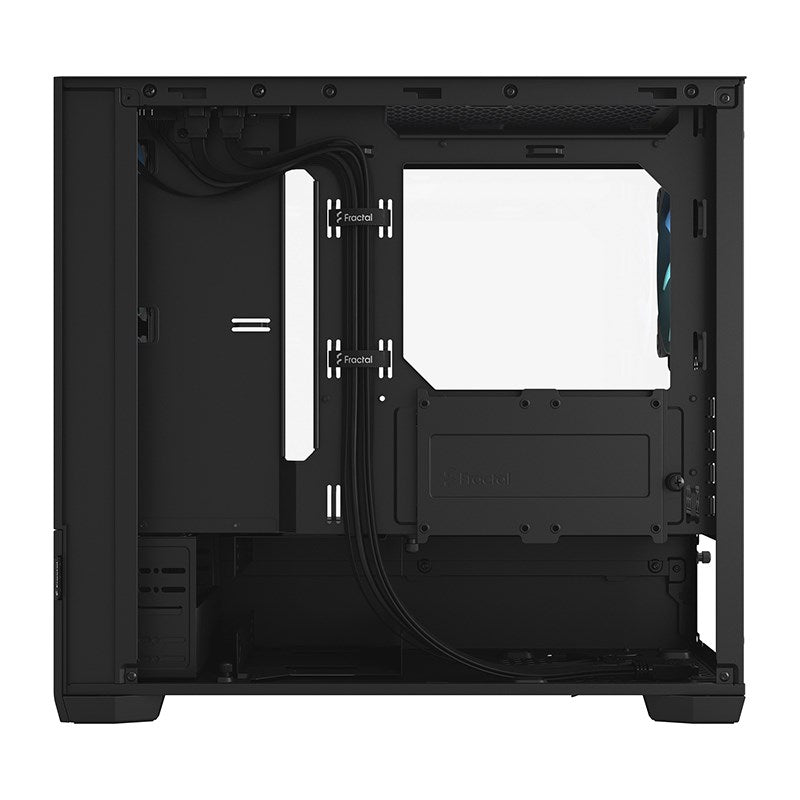 Fractal Design Pop Mini Air RGB TG Clear Tint Micro-ATX Case - Black(FD-C-POR1M-06) - 8