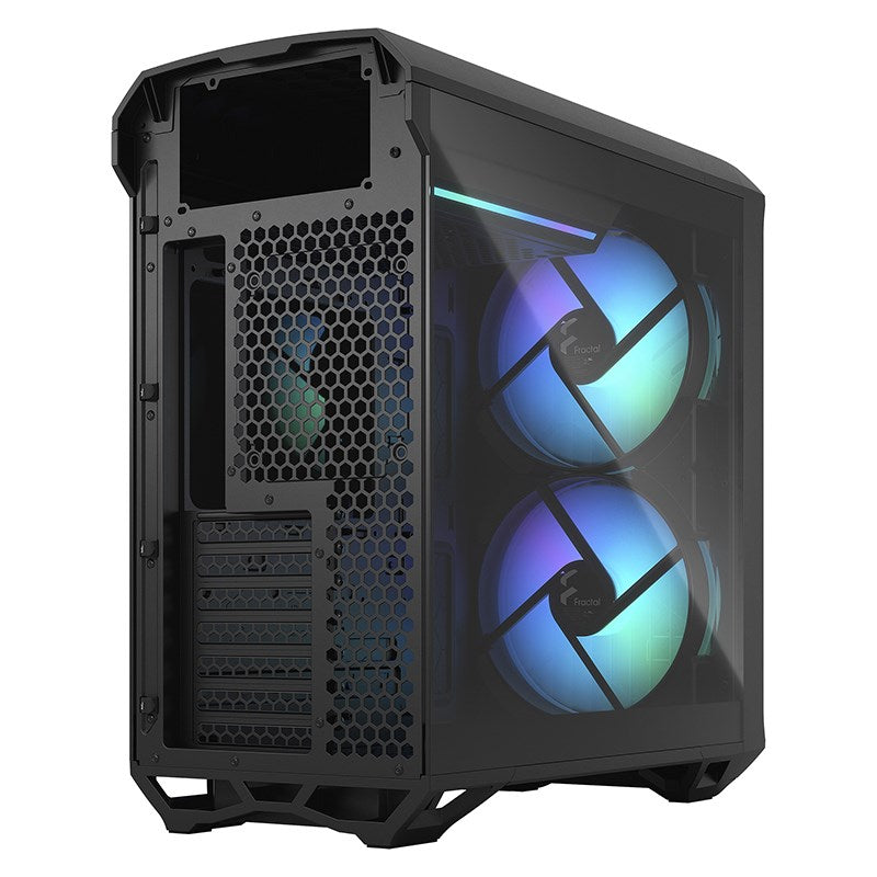 Fractal Design Torrent Compact RGB Light Tempered Glass E-ATX Case - Black(FD-C-TOR1C-02) - 3