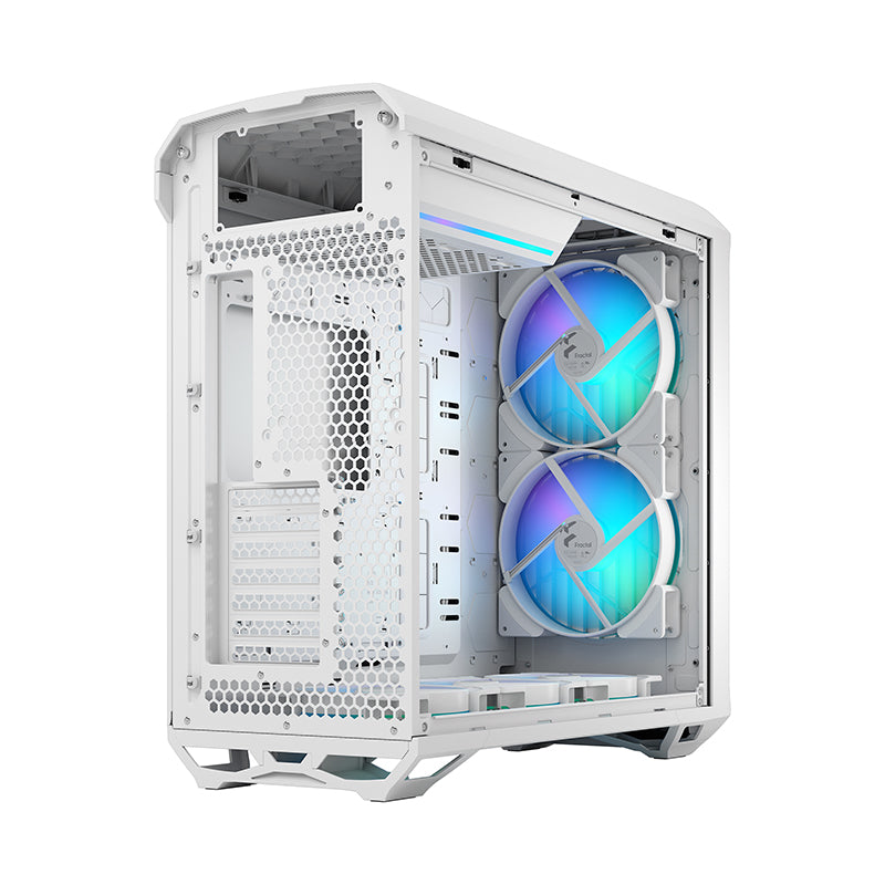 Fractal Design Torrent RGB TG Mid-Tower Case E-ATX - White(FD-C-TOR1A-07) - 6