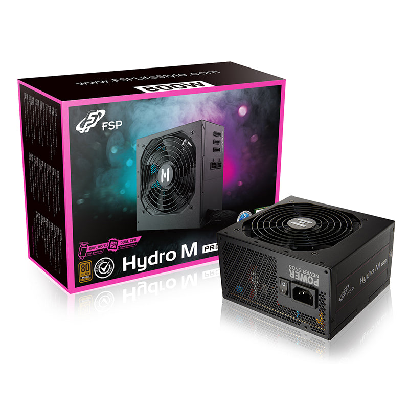 FSP Hydro M PRO 800W 80+ Bronze ATX Semi-Modular Power Supply(HP2-800M) - 1