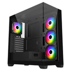 FSP M340 ARGB Tempered Glass Mid-Tower ATX Case - Black(M340-BA) - 1