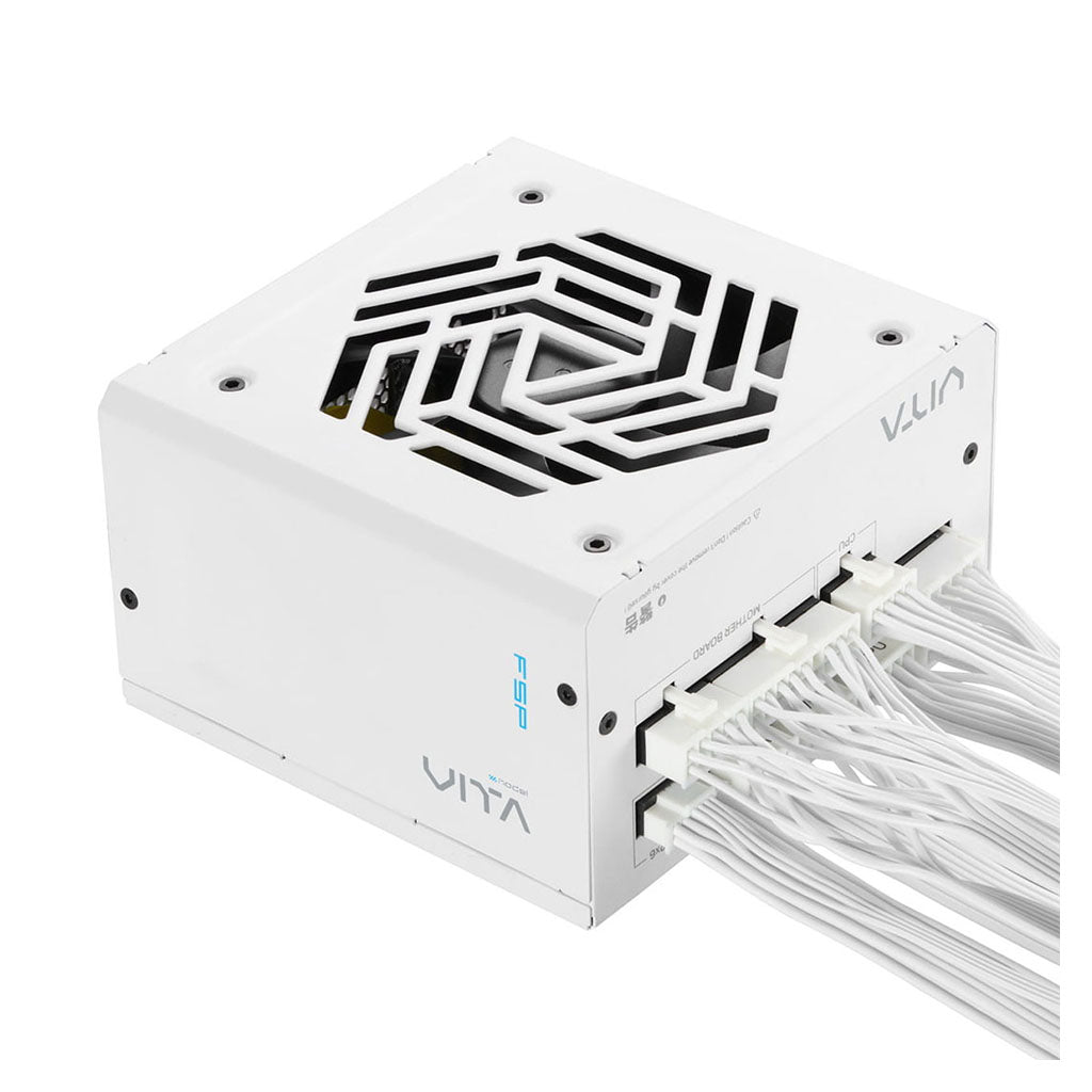 FSP VITA GM 750W 80+ Gold PCIe 5.1 ATX 3.1 Fully Modular Power Supply - White(VITA-750GM W) - 6