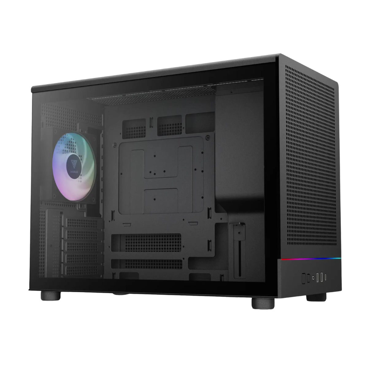 Gamdias ATHENA M4M Tempered Glass Micro ATX Case(CASEGDAM4M) - 2