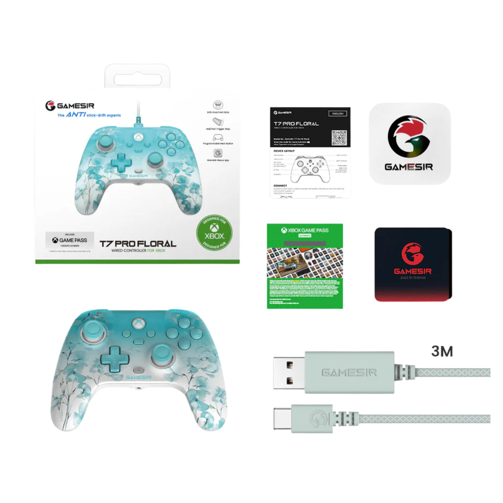 GameSir T7 Pro Gaming Controller - Floral(GST7PROFL) - 6