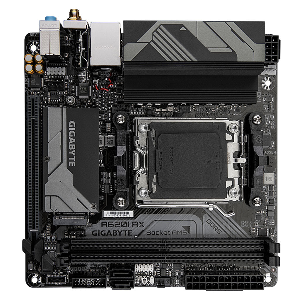 Gigabyte A620I AX DDR5 AM5 Mini-ITX Motherboard(A620I AX) - 4