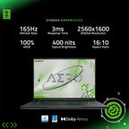 Gigabyte AERO X16 16" 165Hz WQXGA Copilot+ PC Laptop R7 AI 350 16GB 1TB RTX5060 W11H - White(AERO X16 1VH93AUC94DH) - 7