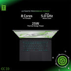Gigabyte AERO X16 16" 165Hz WQXGA Copilot+ PC Laptop R7 AI 350 16GB 1TB RTX5060 W11H - White(AERO X16 1VH93AUC94DH) - 10
