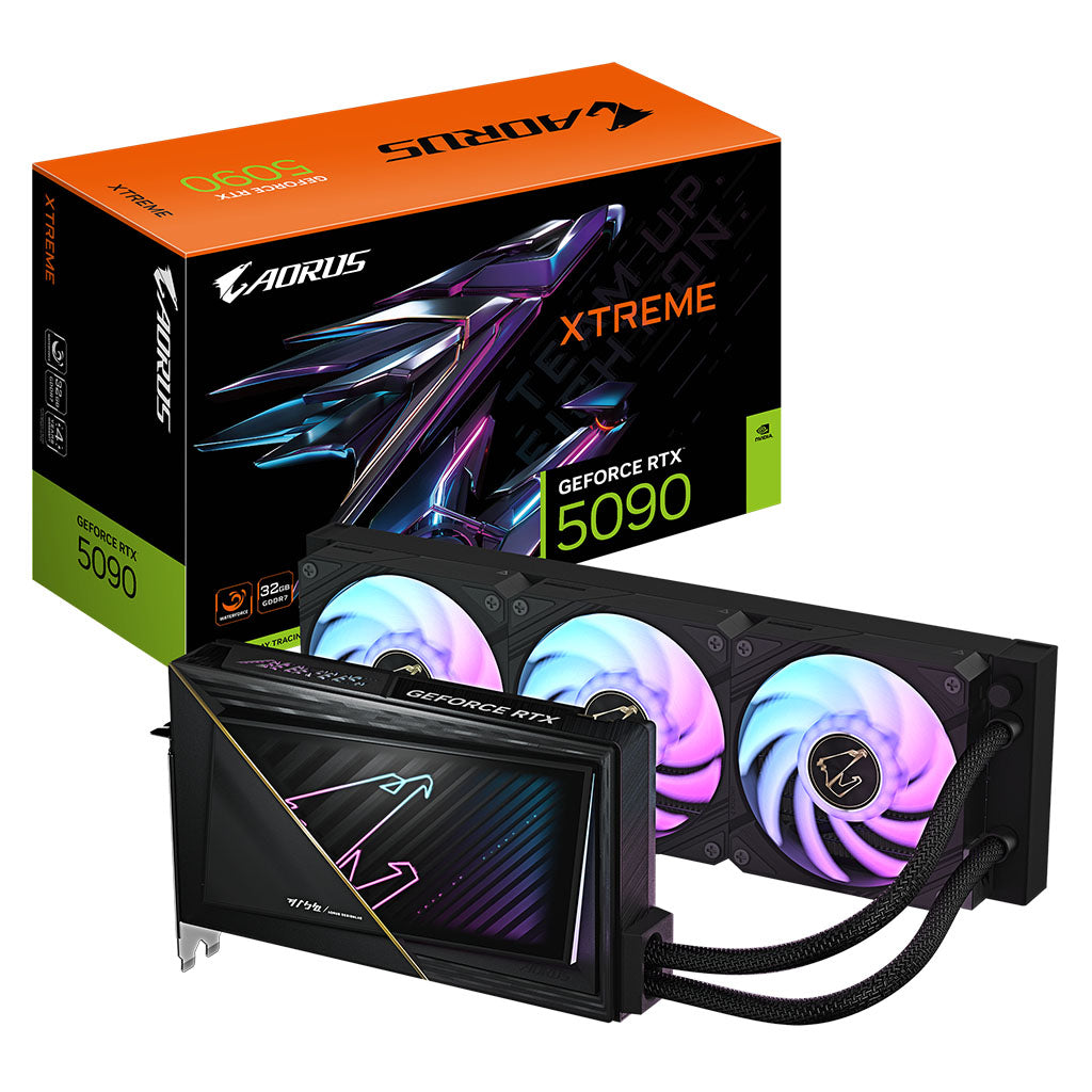 Gigabyte AORUS GeForce RTX 5090 XTREME WATERFORCE 32GB Video Card(GV-N5090AORUSX W-32GD) - 1