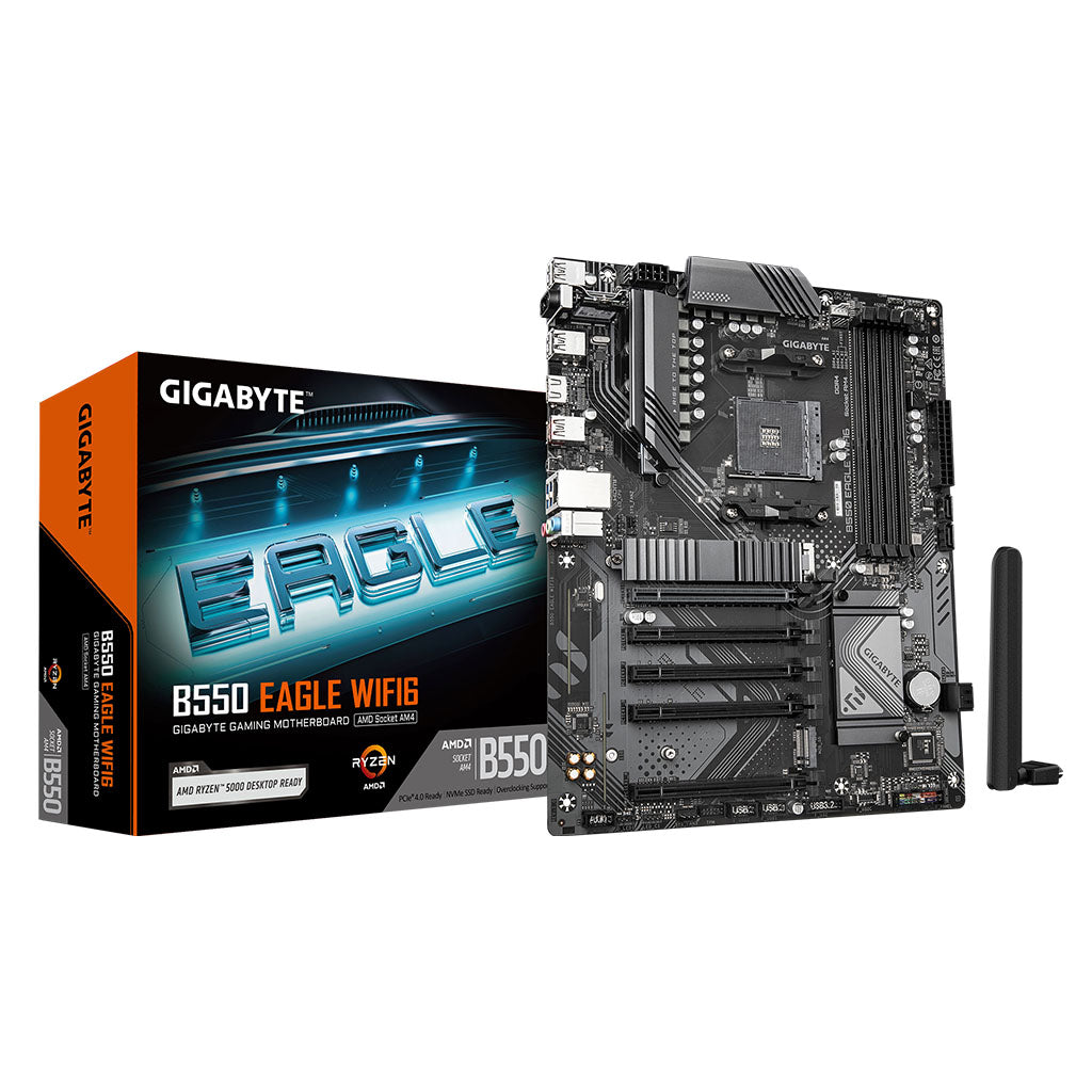 Gigabyte B550 EAGLE WIFI6 AM4 ATX Motherboard(B550 EAGLE WIFI6) - 1