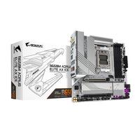Gigabyte B650M AORUS ELITE AX ICE AM5 DDR5 MicroATX Motherboard(B650M A ELITE AX ICE) - 1