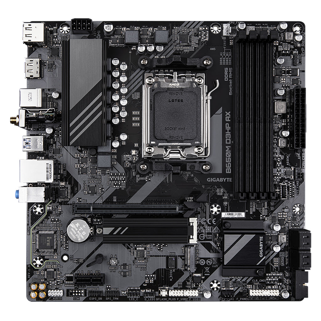 Gigabyte B650M D3HP AX DDR5 AM5 Micro-ATX Motherboard(B650M D3HP AX) - 3